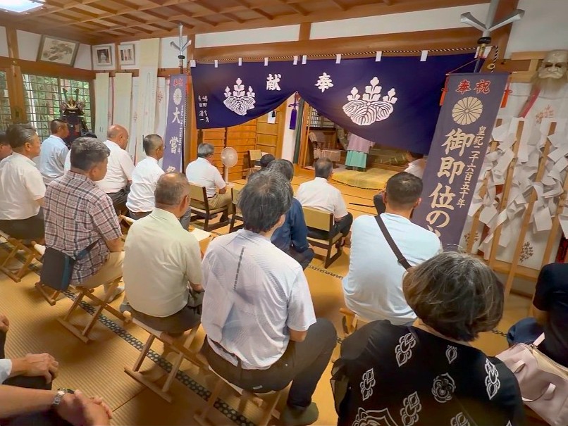 本祭りに参列した皆様