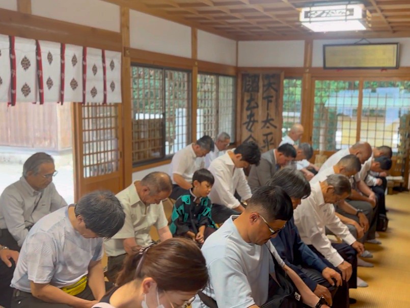 本祭りに参列した皆様